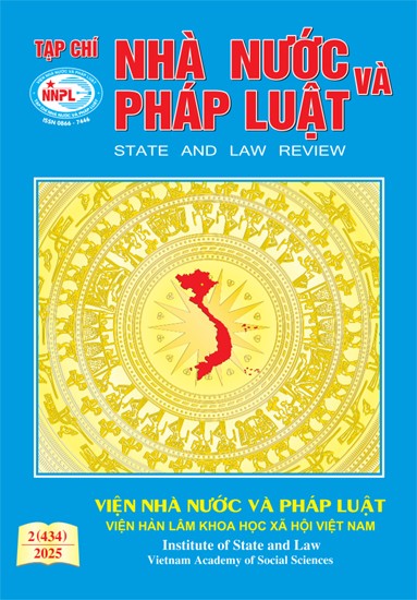 Mục lục Tạp chí Nhà nước và Pháp luật số 2 (434) năm 2025